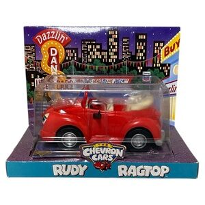 Chevron Cars‎ “Rudy Ragtop” 1999 – Vintage Collectible Toy Car (NIB)